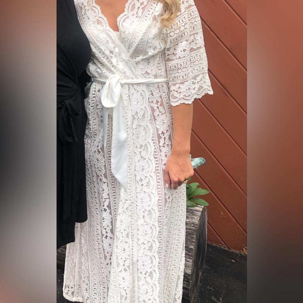 Lace Bridal Robe